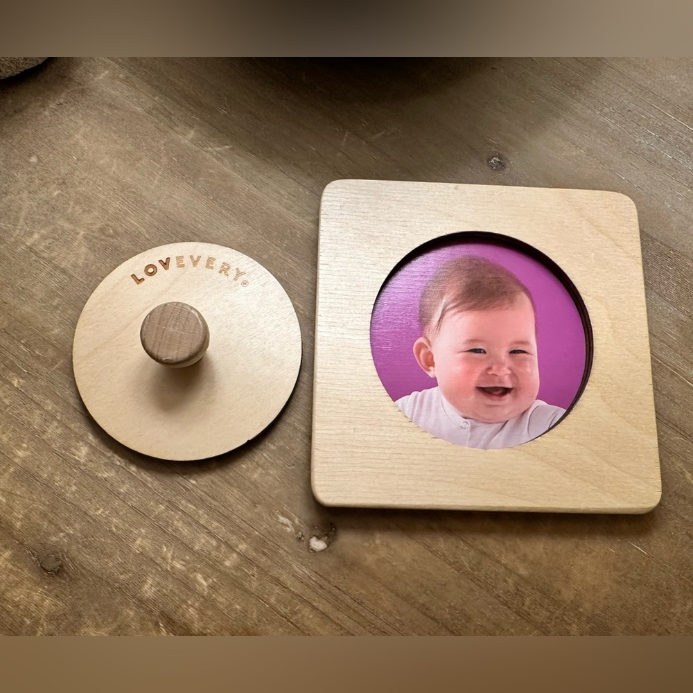 Lovevery Wooden Baby Puzzle Toy - Natural